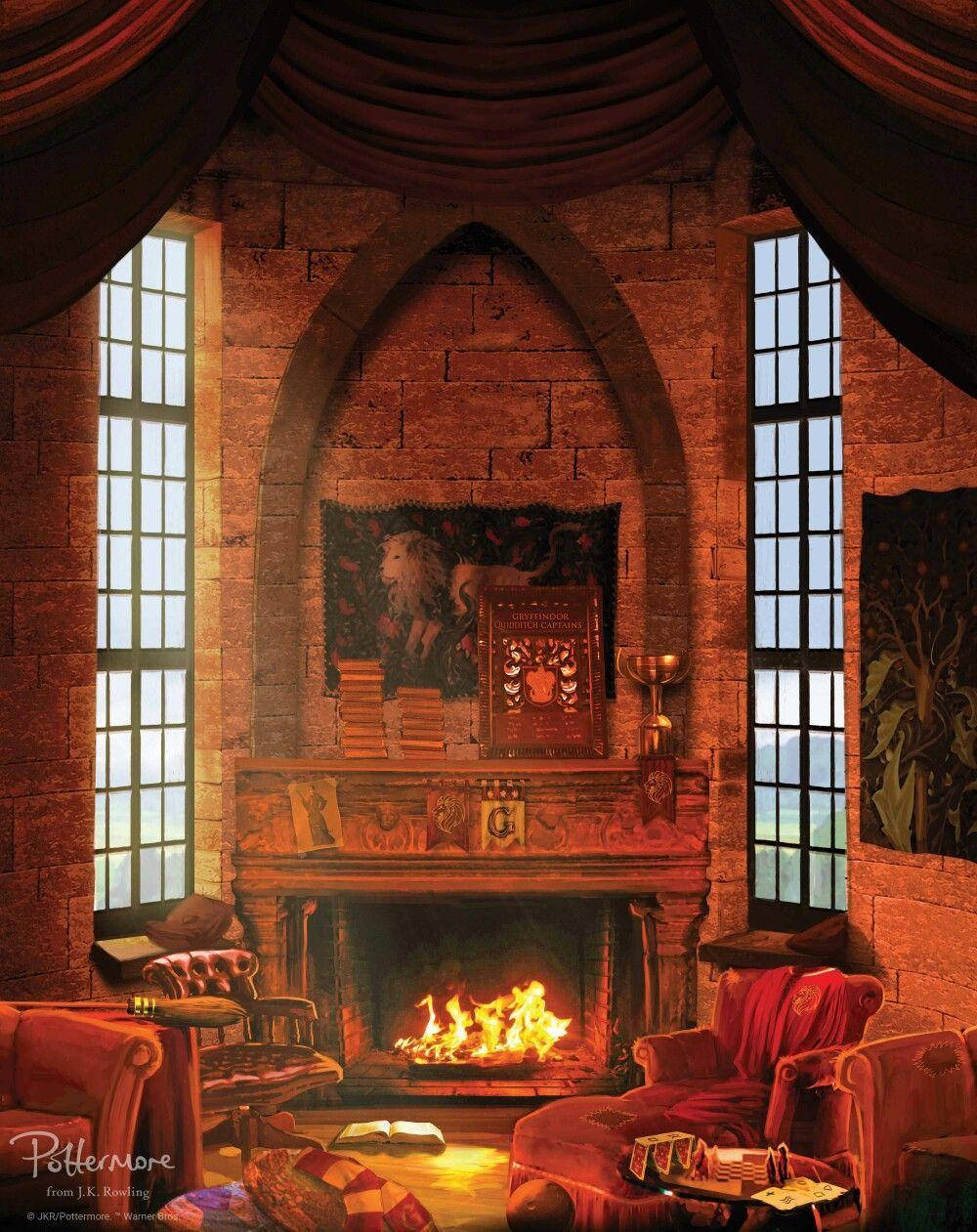 Gryffindor Common Room Warmth Wallpaper