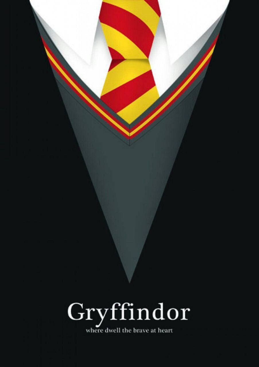 Gryffindor House Bravery Poster Wallpaper