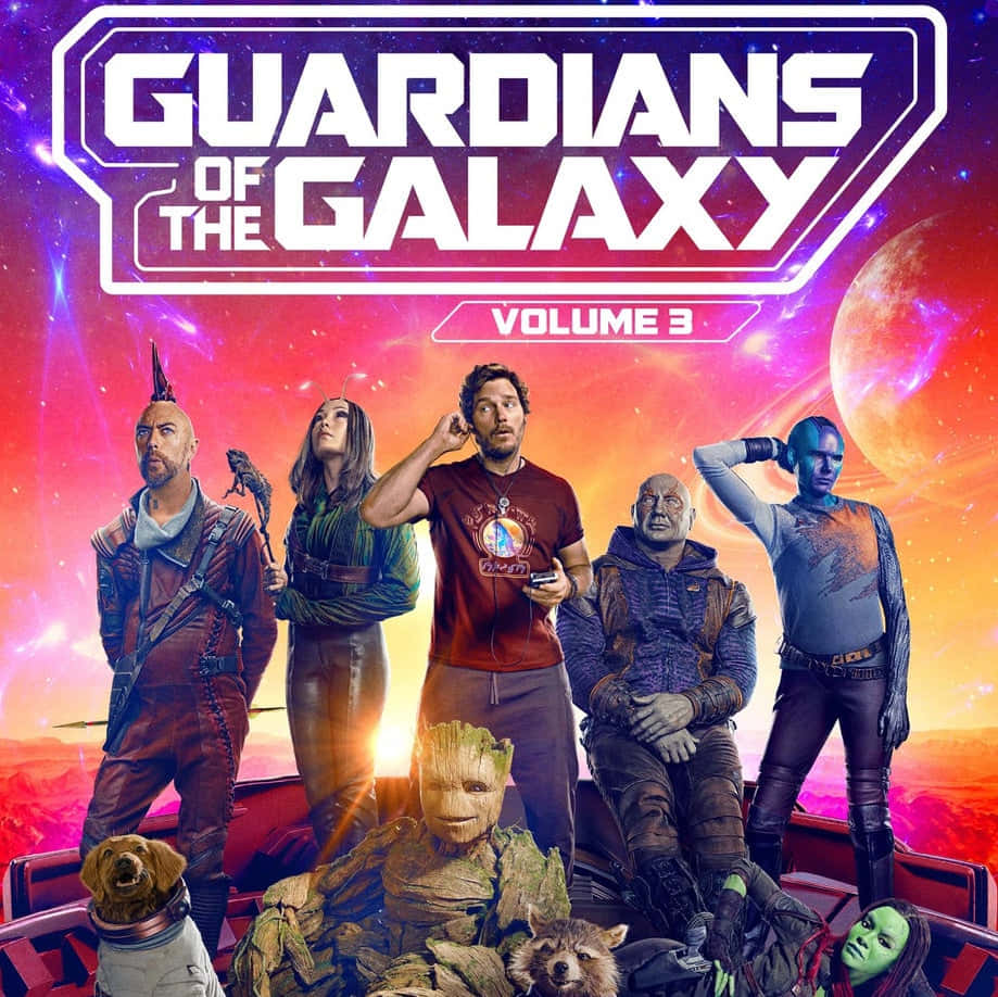 Guardiansofthe Galaxy Vol3 Poster Wallpaper