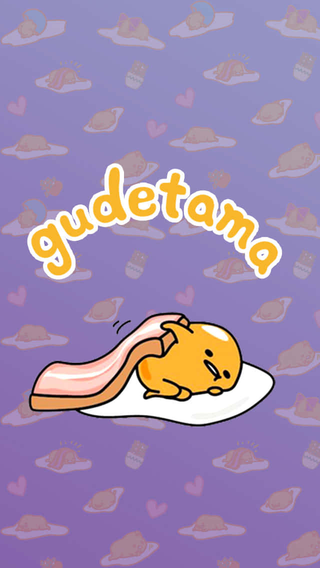 Gudetama Making A Phone Call Wallpaper