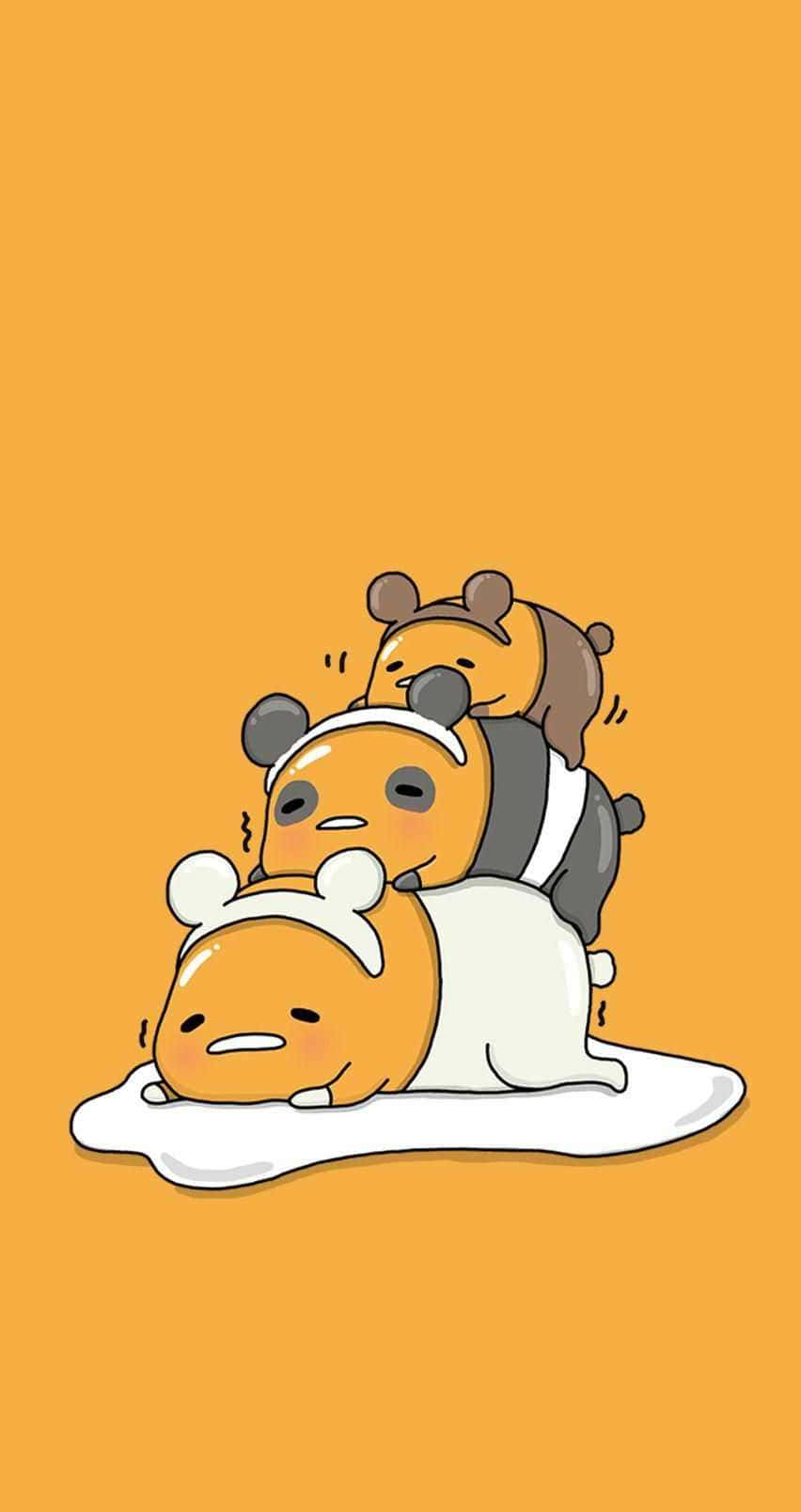 “gudetama Phone - Express Yourself With An Adorable Sanrio Friend” Wallpaper