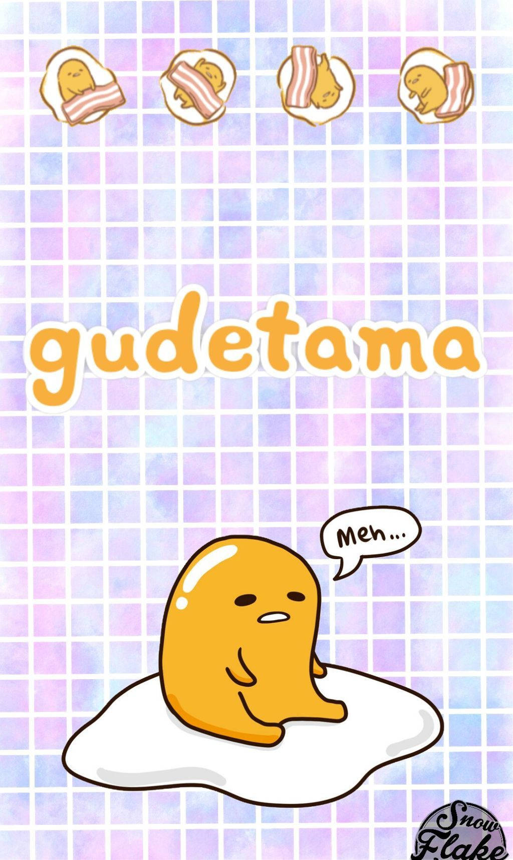 Gudetama Pink Pastel Art Wallpaper