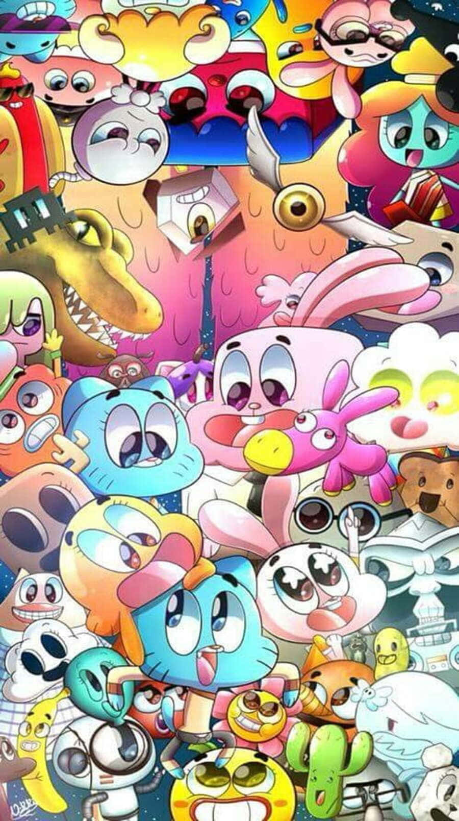 Gumball And Darwin's Blissful Adventure Wallpaper