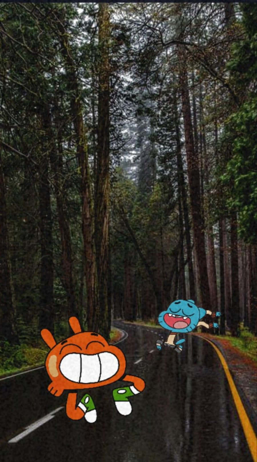 Gumball And Darwin's Fun Adventure Wallpaper