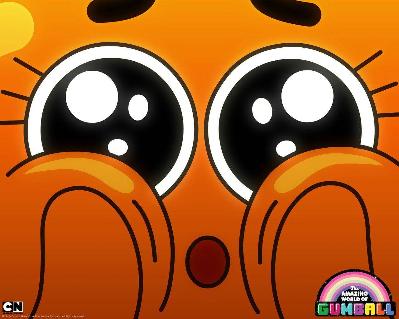 Gumball Darwin Close Up Wallpaper