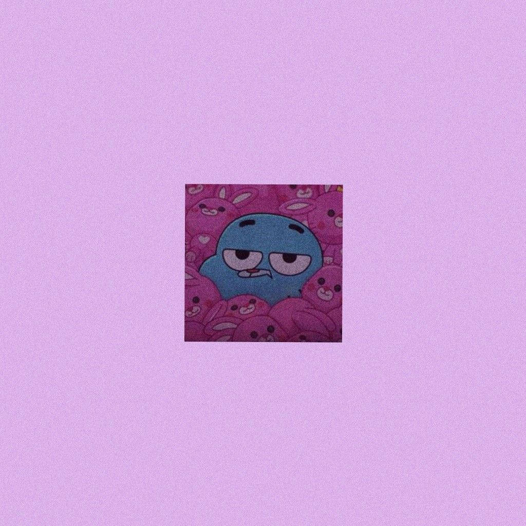 Gumball Purple Minimalist Aesthetic Wallpaper