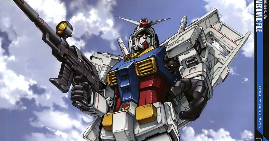 Gundam R X782 With Rifle Wallpaper