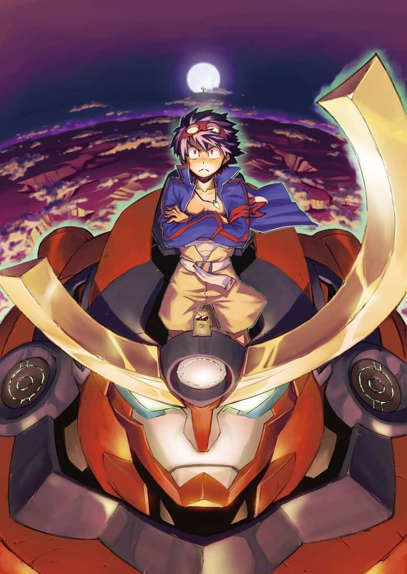 Gurren Lagann Simon Pose Wallpaper