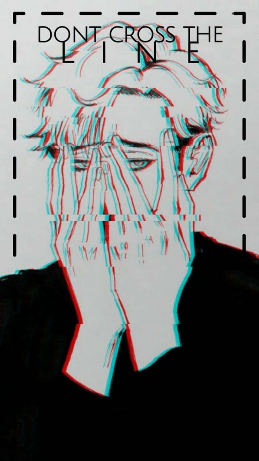 Guy Hiding His Face Sad Aesthetic Anime Wallpaper