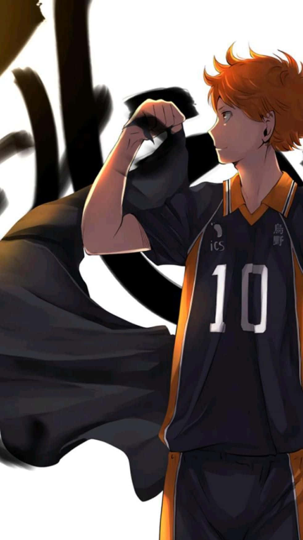 Haikyuu_ Anime_ Character_ Shoyo_ Hinata_ Phone_ Wallpaper Wallpaper