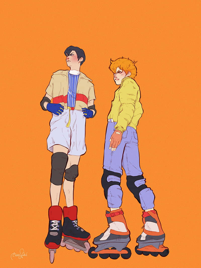 Haikyuu Anime Roller Skate Wallpaper