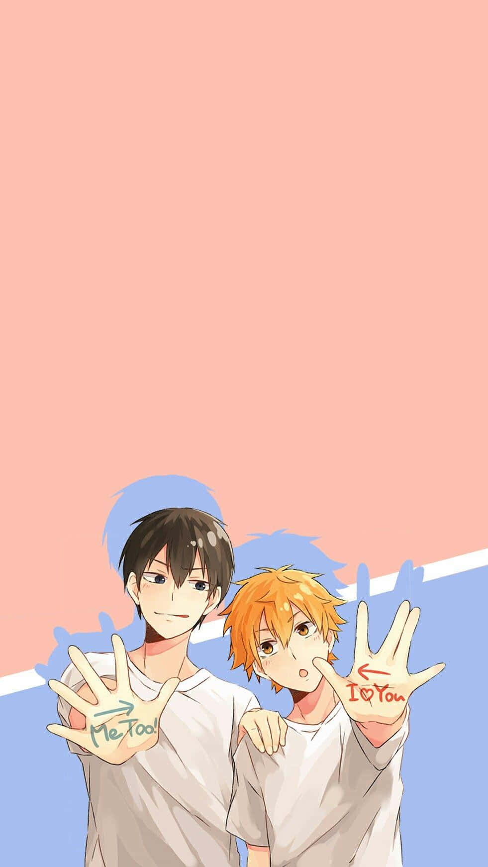 Haikyuu Iphone Tobio Kageyama And Shoyo Hinata Fan Art Wallpaper