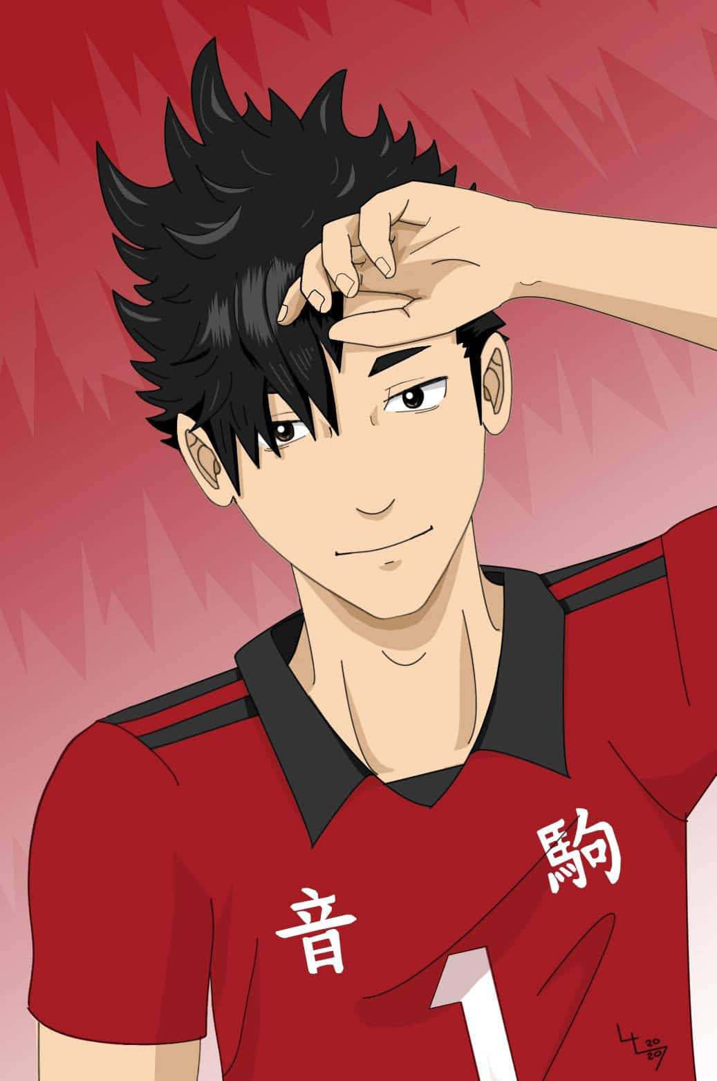 Haikyuu Kuroo Tetsurou Salute Wallpaper