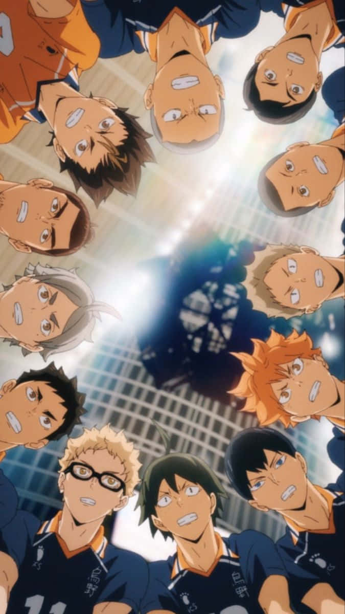 Haikyuu Team Huddle Wallpaper