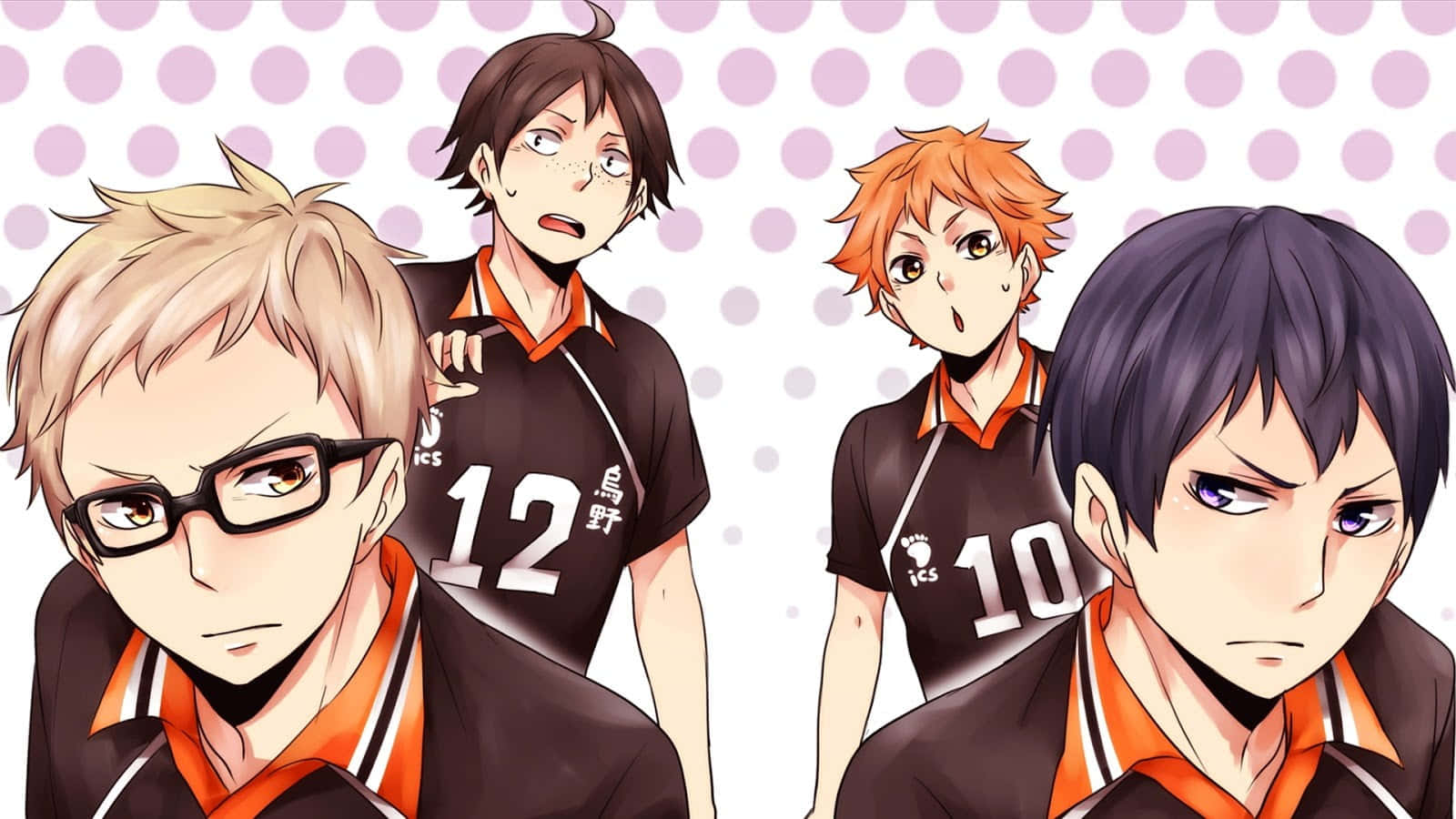 Haikyuu Team Karasuno Players Wallpaper