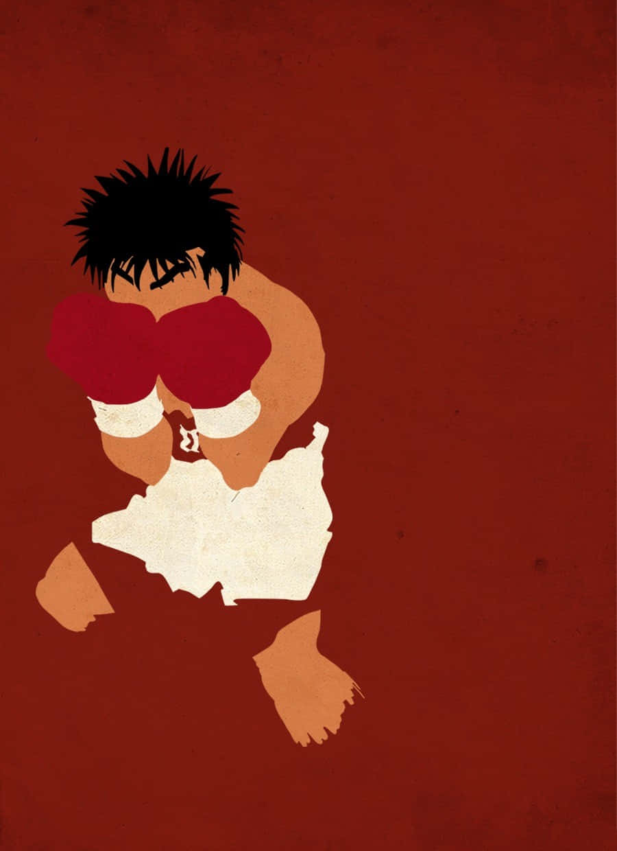 Hajime_no_ Ippo_ Minimalist_ Artwork Wallpaper