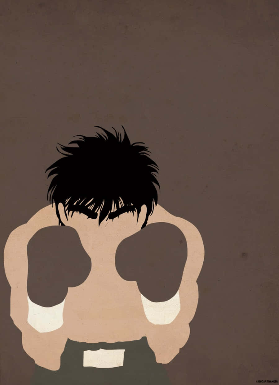 Hajime_no_ Ippo_ Minimalist_ Artwork Wallpaper