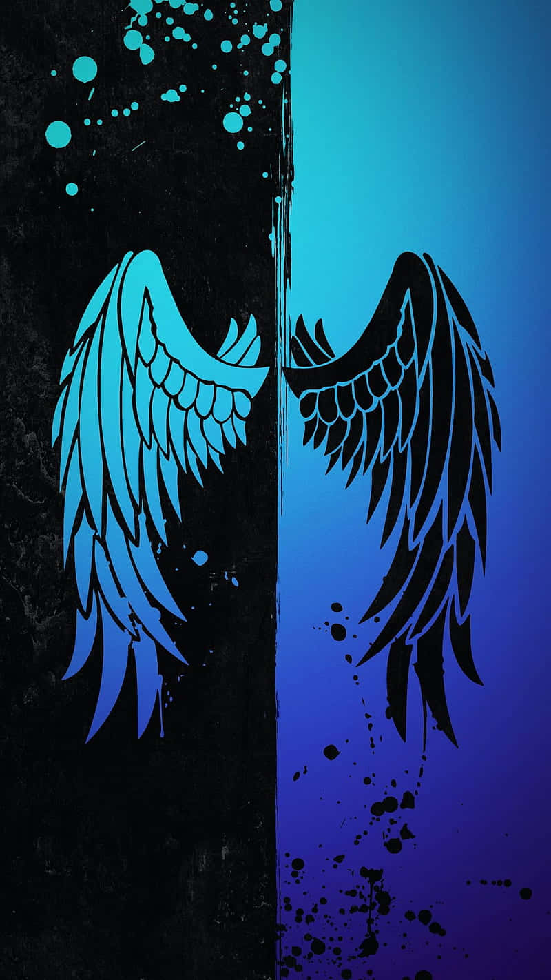 Half Angel Half Demon Wings Art Wallpaper