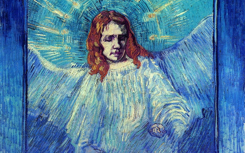 Half-figure Of Angel Rembrandt Wallpaper