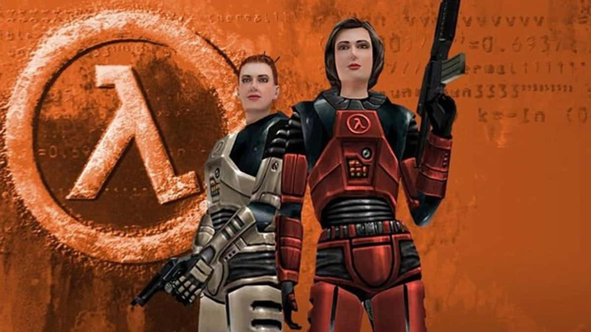 Half-life Characters In An Epic Action Scene Wallpaper