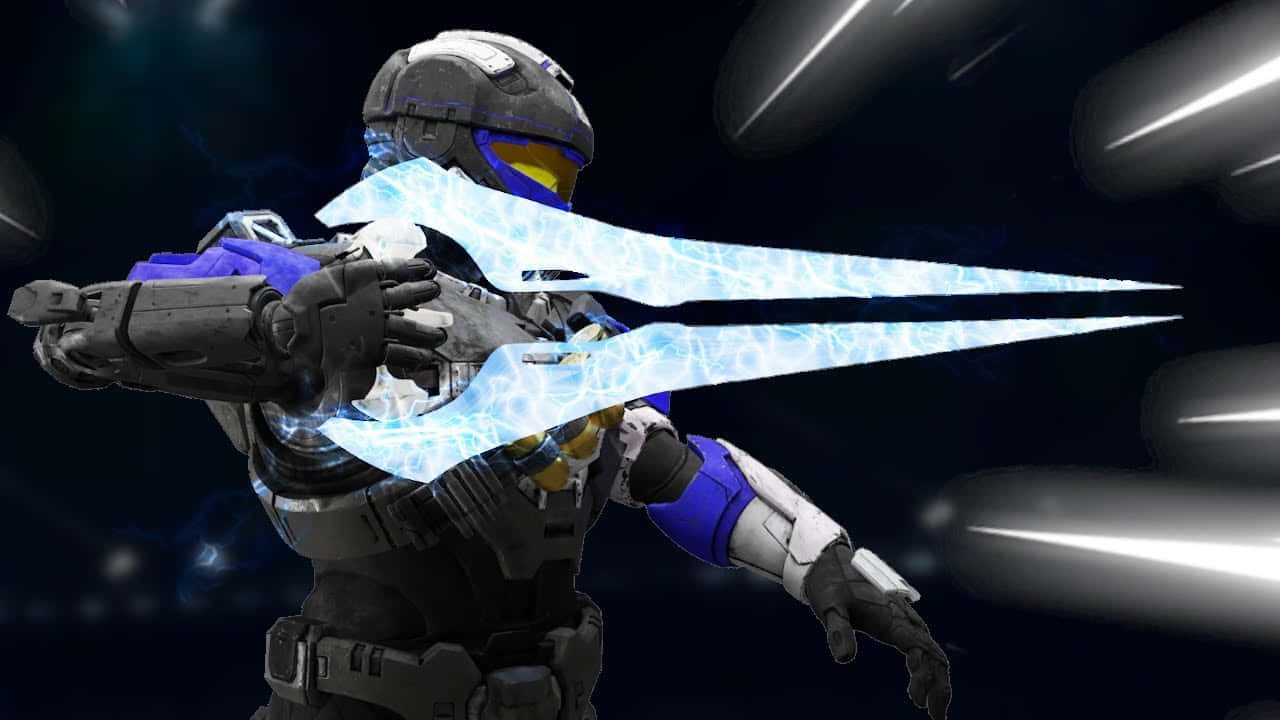 Halo Energy Sword: A Powerful Weapon In Virtual Combat Wallpaper