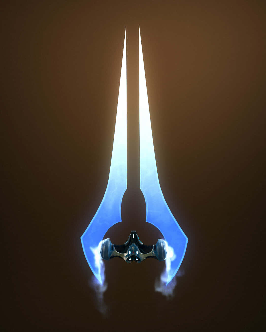 Halo Energy Sword Glowing In The Dark Wallpaper