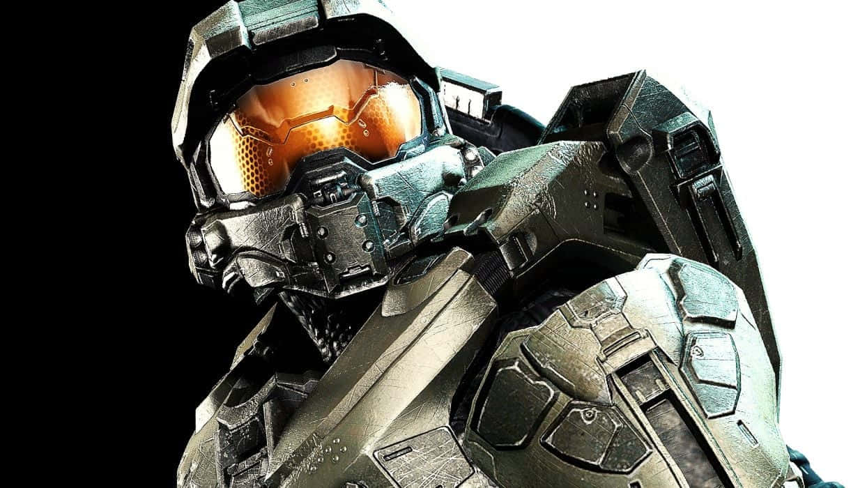 Halo Master Chief Closeup Photo Wallpaper