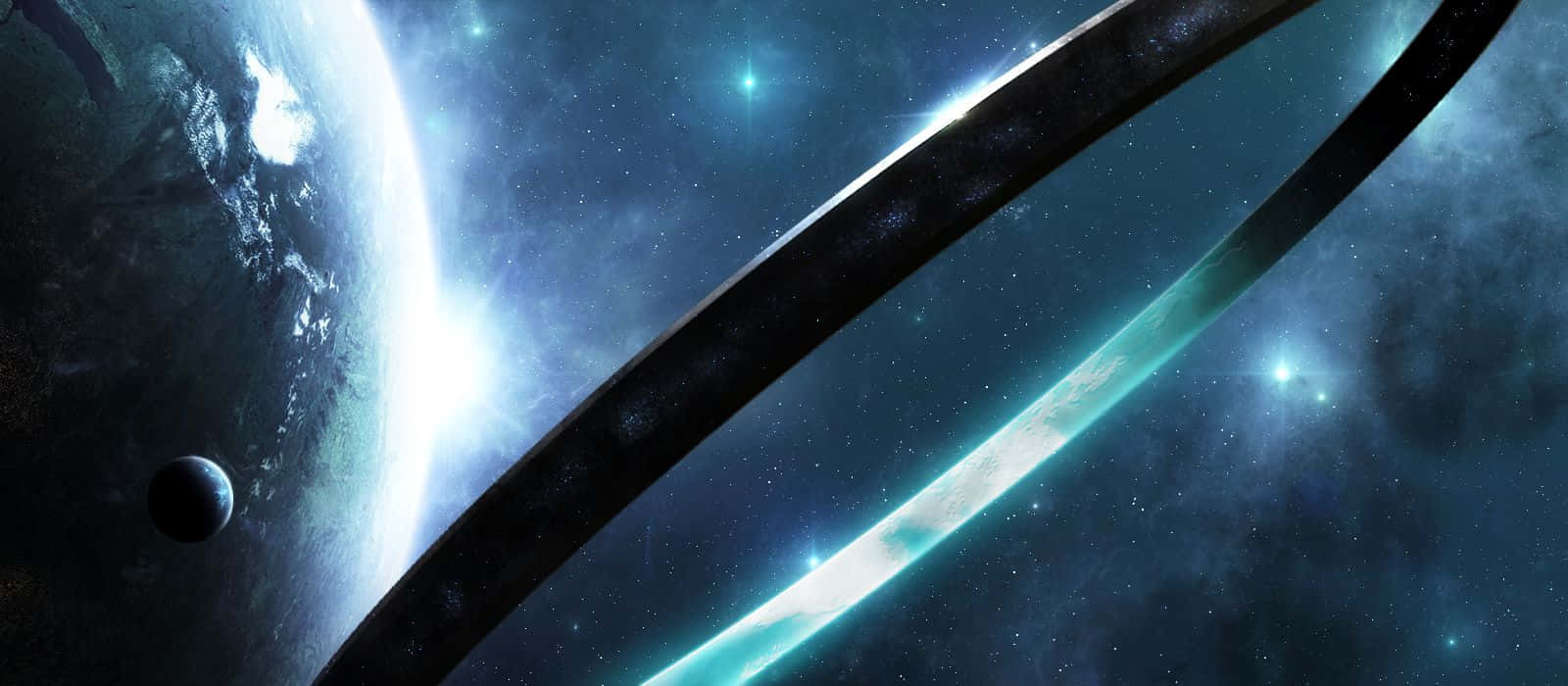 Halo Ring In The Galaxy Wallpaper