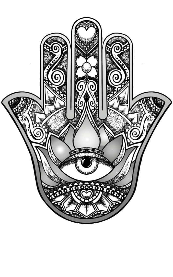 Hamsa Hand Evil Eye Iphone Wallpaper