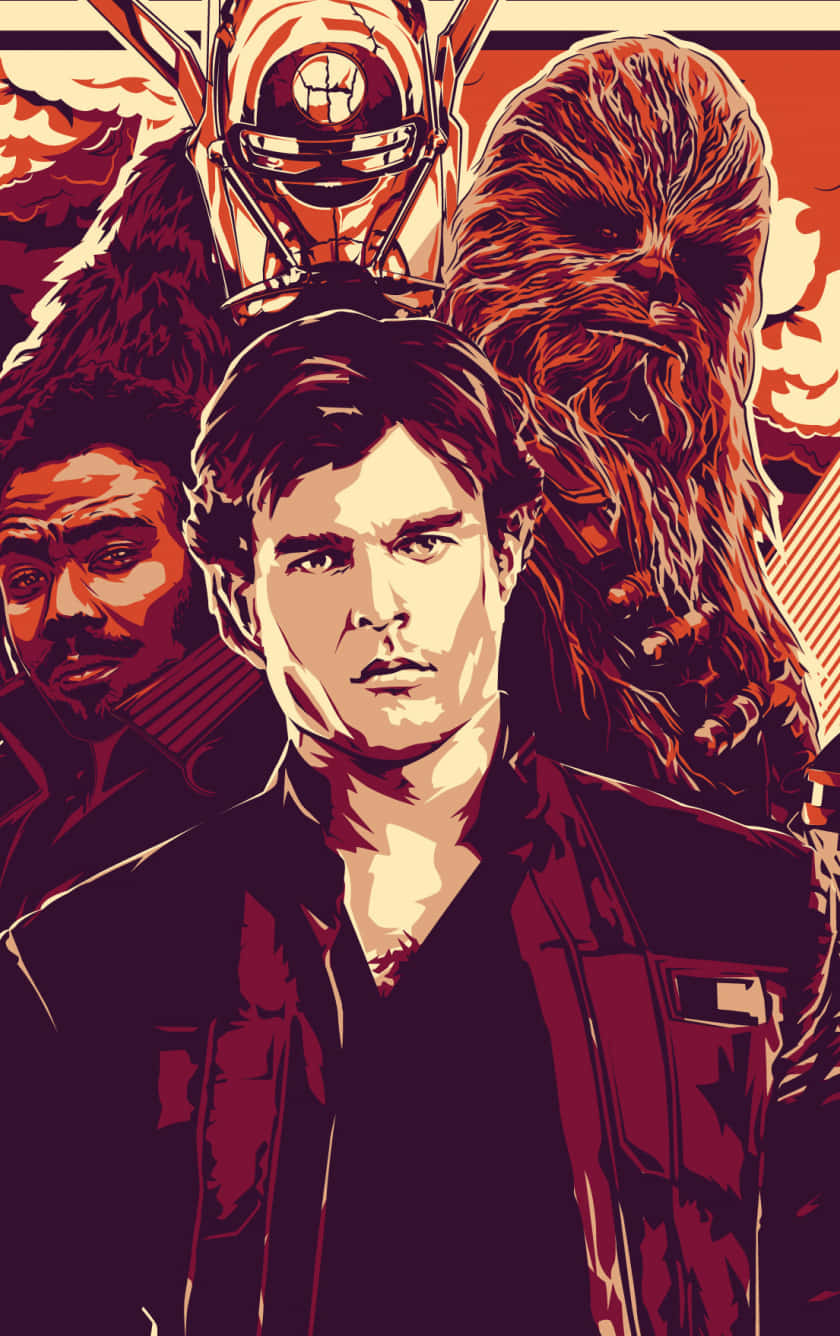 Han Solo And Chewbacca: The Classic Duo Wallpaper