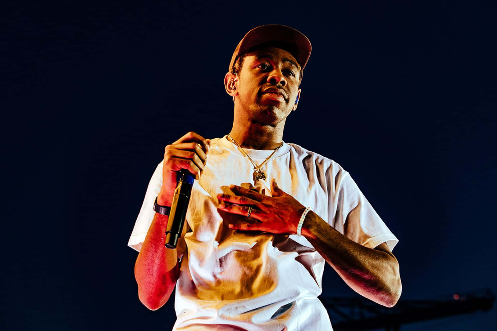 Hand On Chest Tyler The Creator Pfp Wallpaper