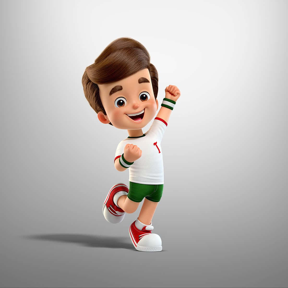 Handsome Boy Cartoon 3d Art Wallpaper