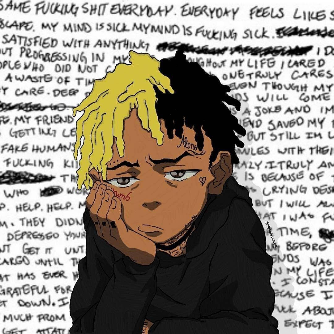 Handwritten Letter Xxxtentacion Cartoon Wallpaper