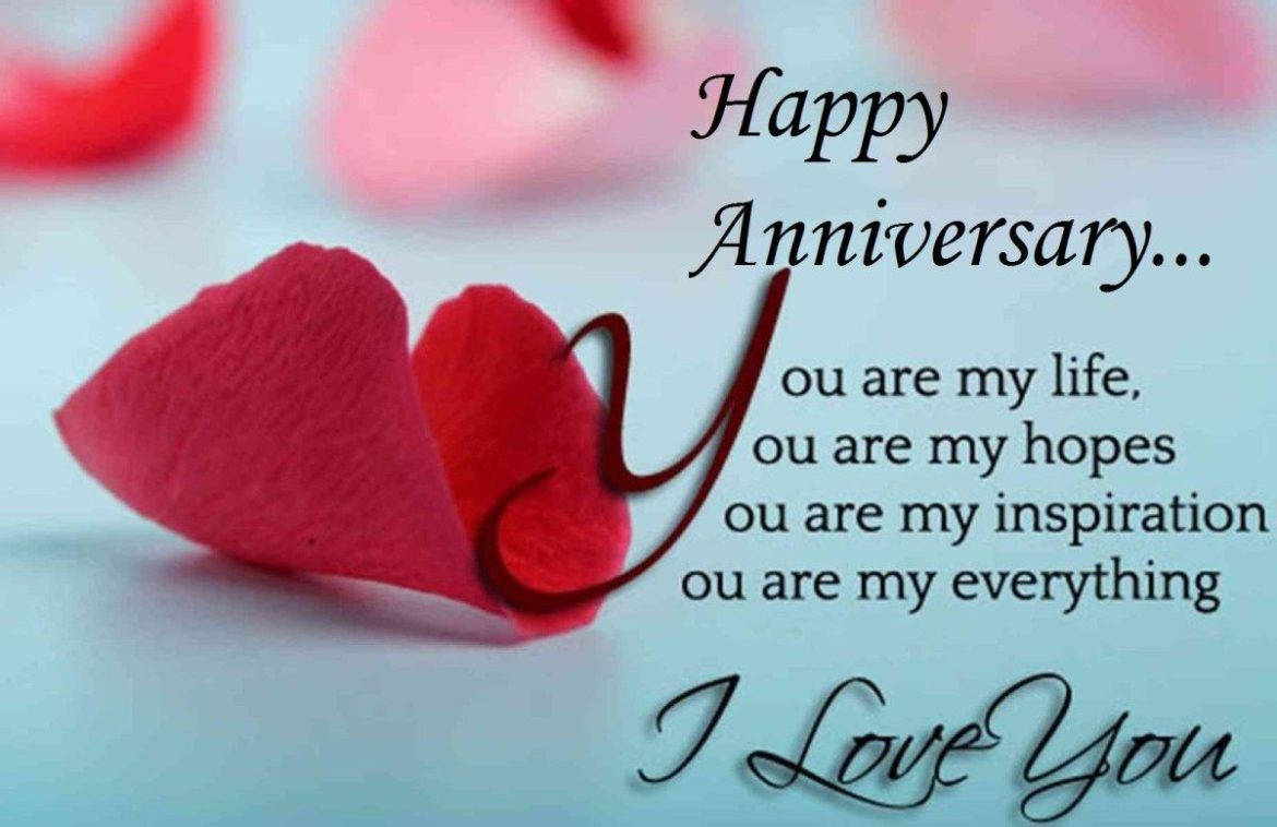 Happy Anniversary Sweet Message Wallpaper