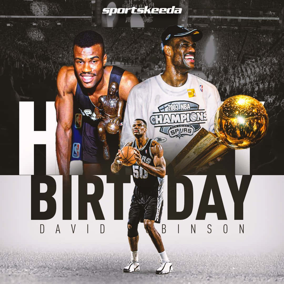 Happy Birthday David Robinson Poster Wallpaper