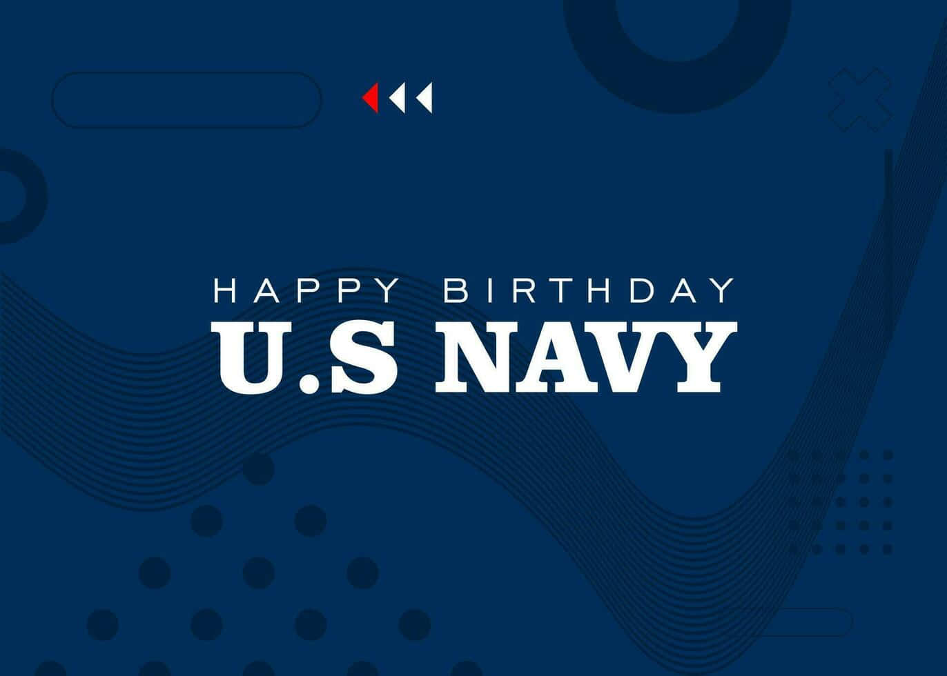 Happy Birthday U S Navy Greeting Wallpaper