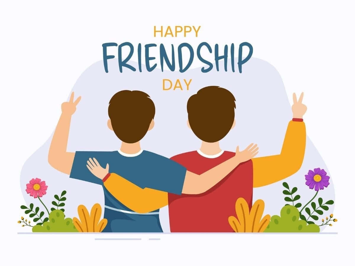 Happy Friendship Day Celebration Wallpaper