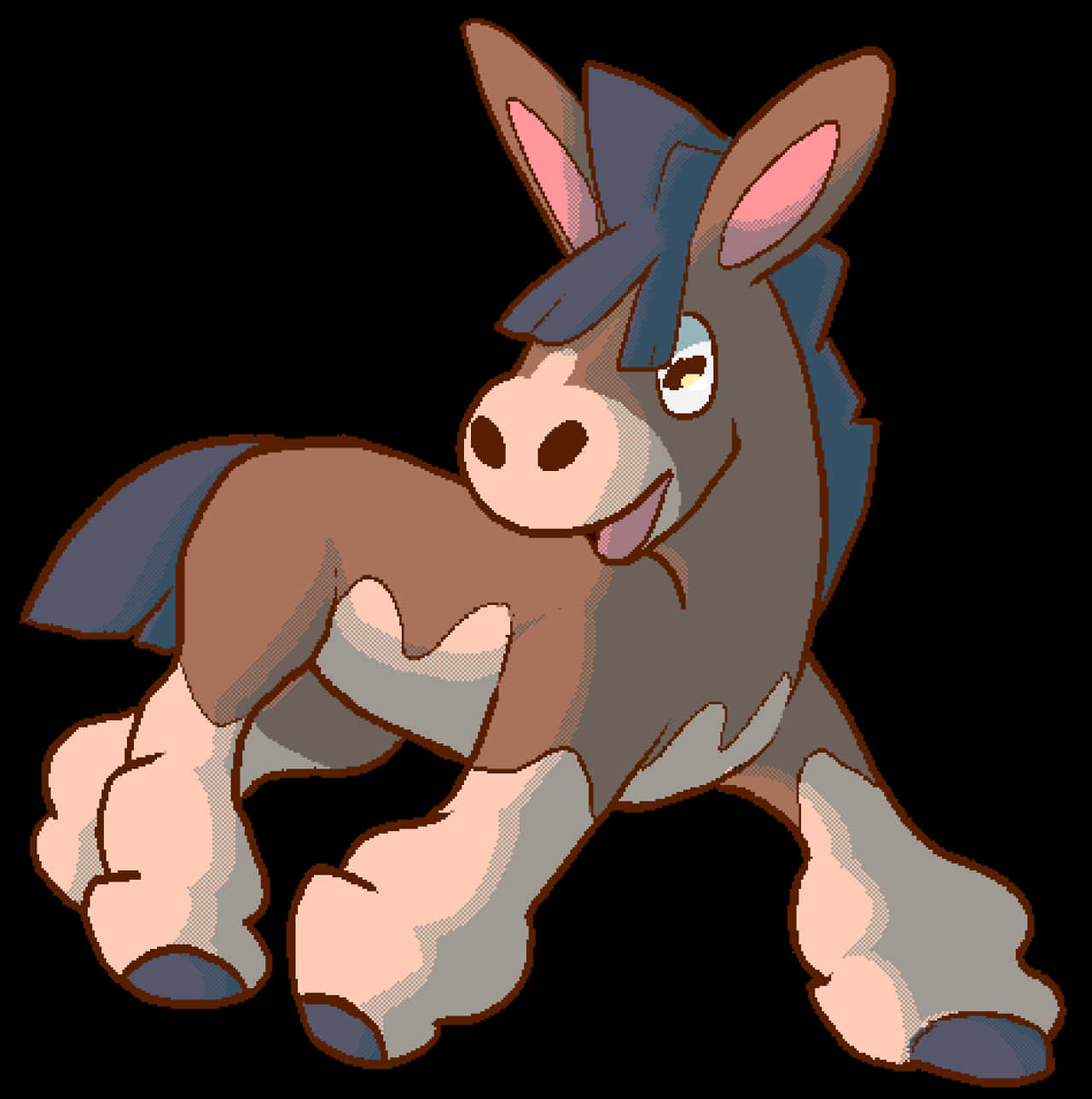 Happy Mudbray White Background Wallpaper