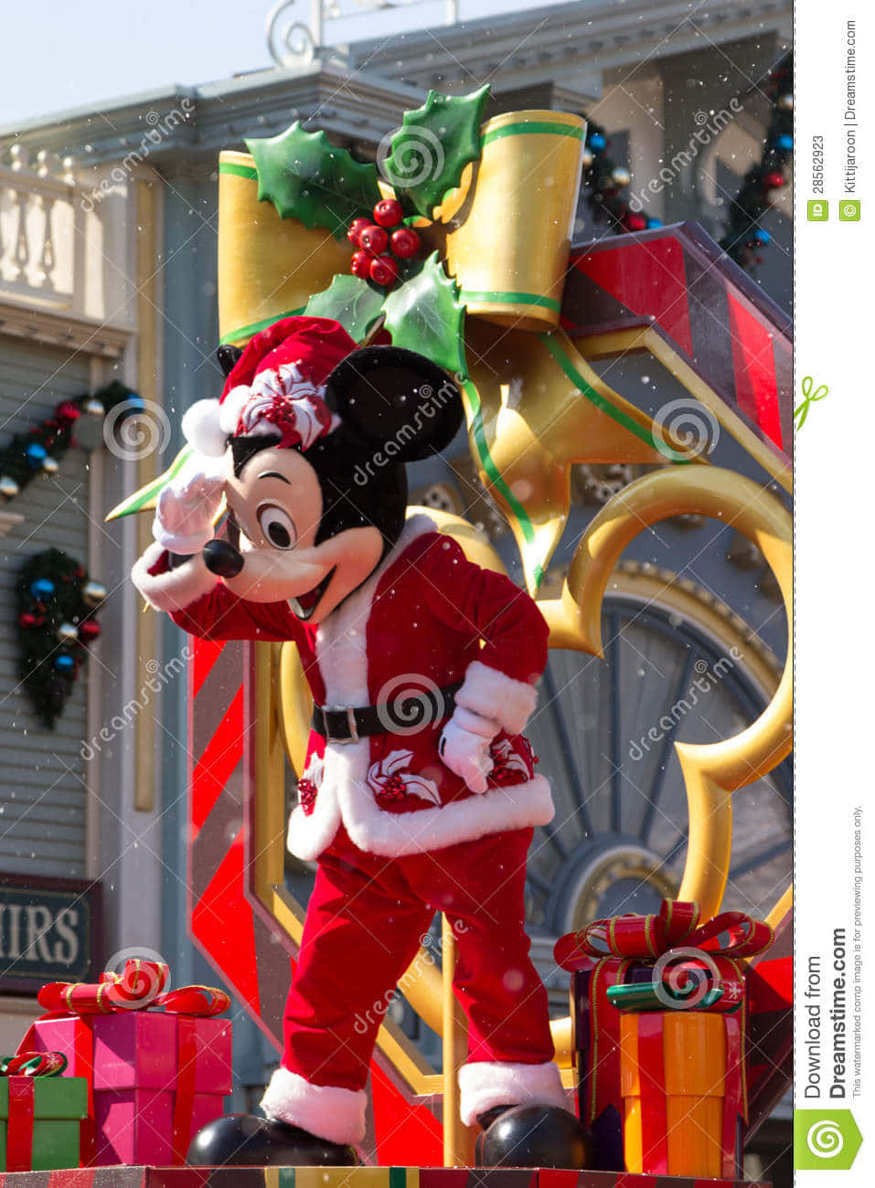 Happy New Year With Mickey Mouse! Wallpaper