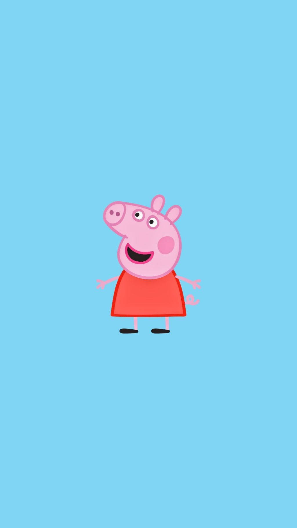 Happy Peppa Pig Iphone Wallpaper