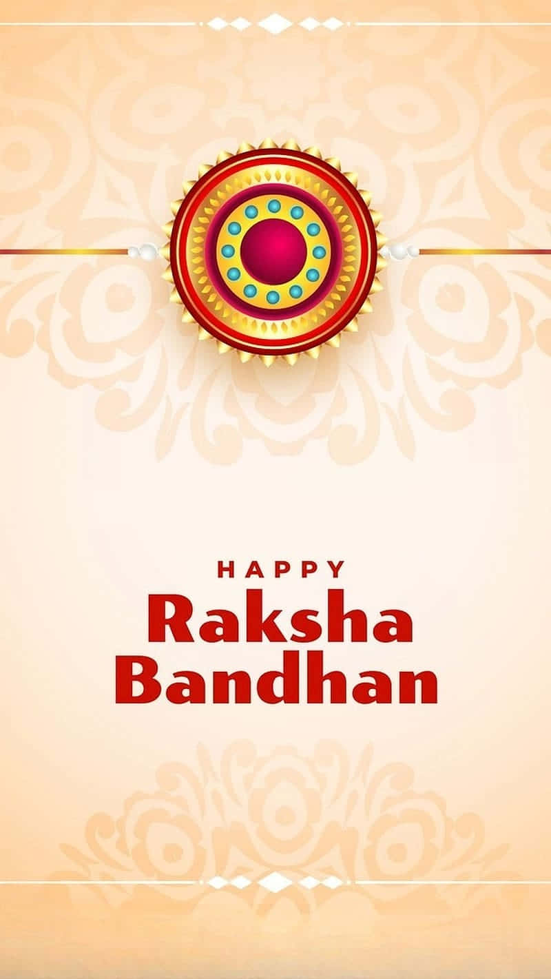 Happy Raksha Bandhan Greeting Card Wallpaper