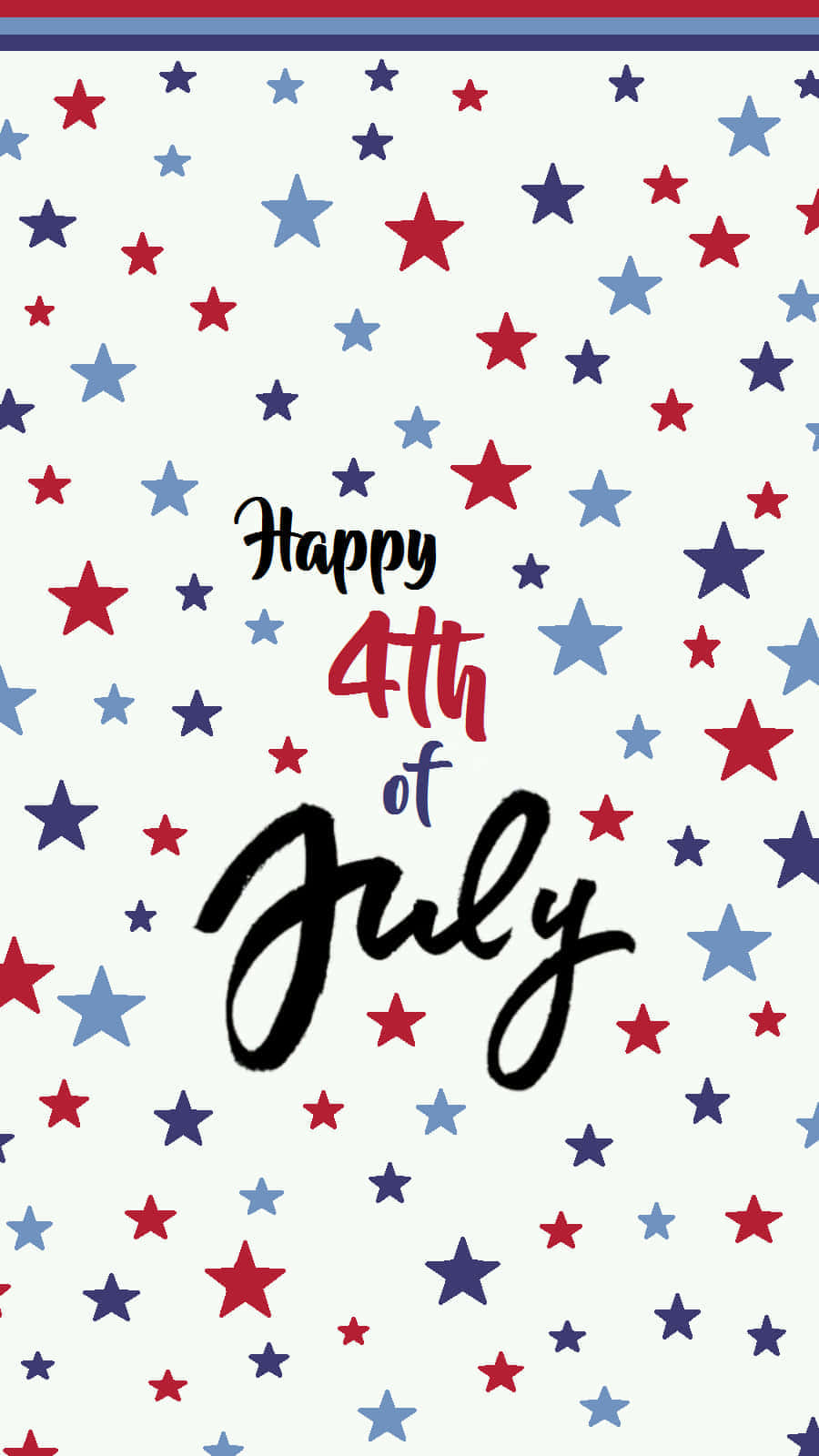 Happy4thof July Stars Celebration Wallpaper