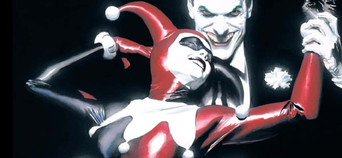 Harley_ Quinn_and_ Joker_ Dance_of_ Chaos Wallpaper