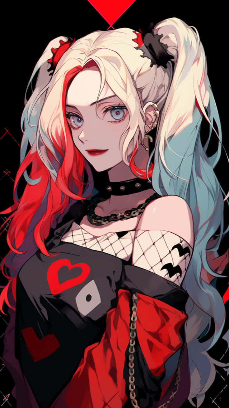 Harley Quinn Anime Artwork Wallpaper