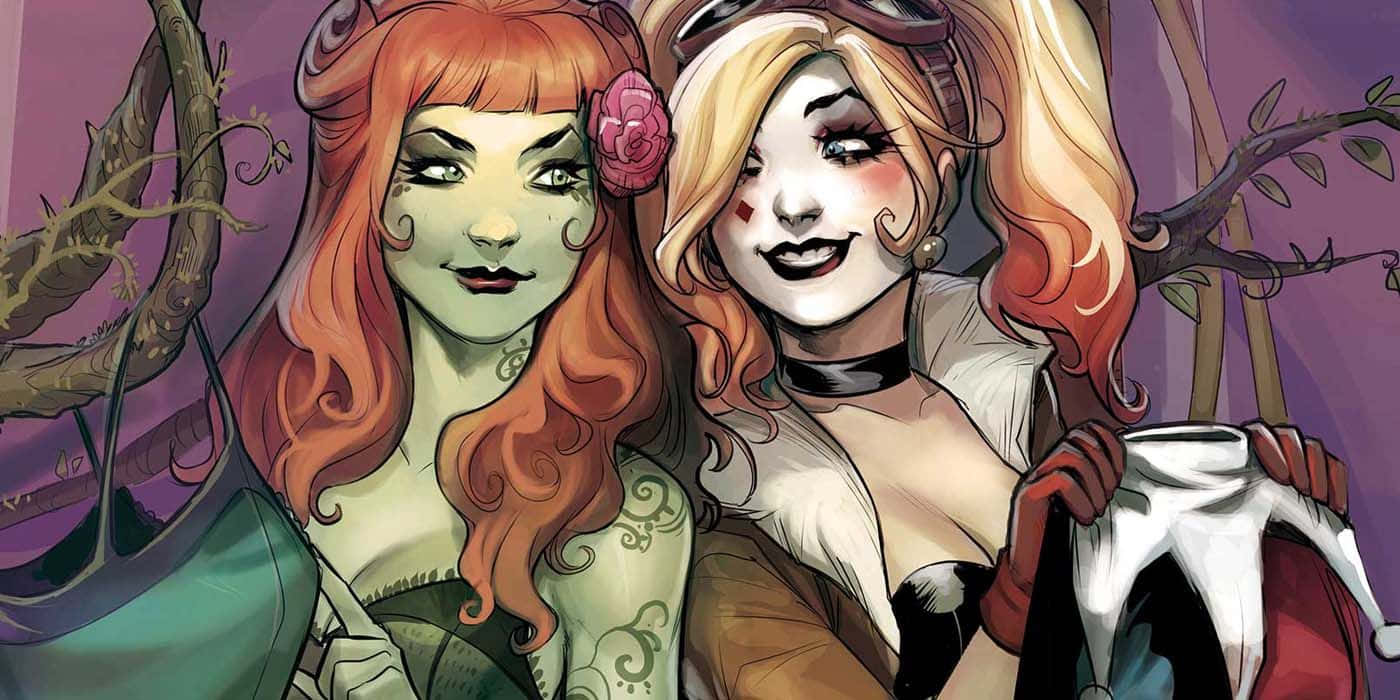 Harley Quinnand Poison Ivy Friendship Wallpaper