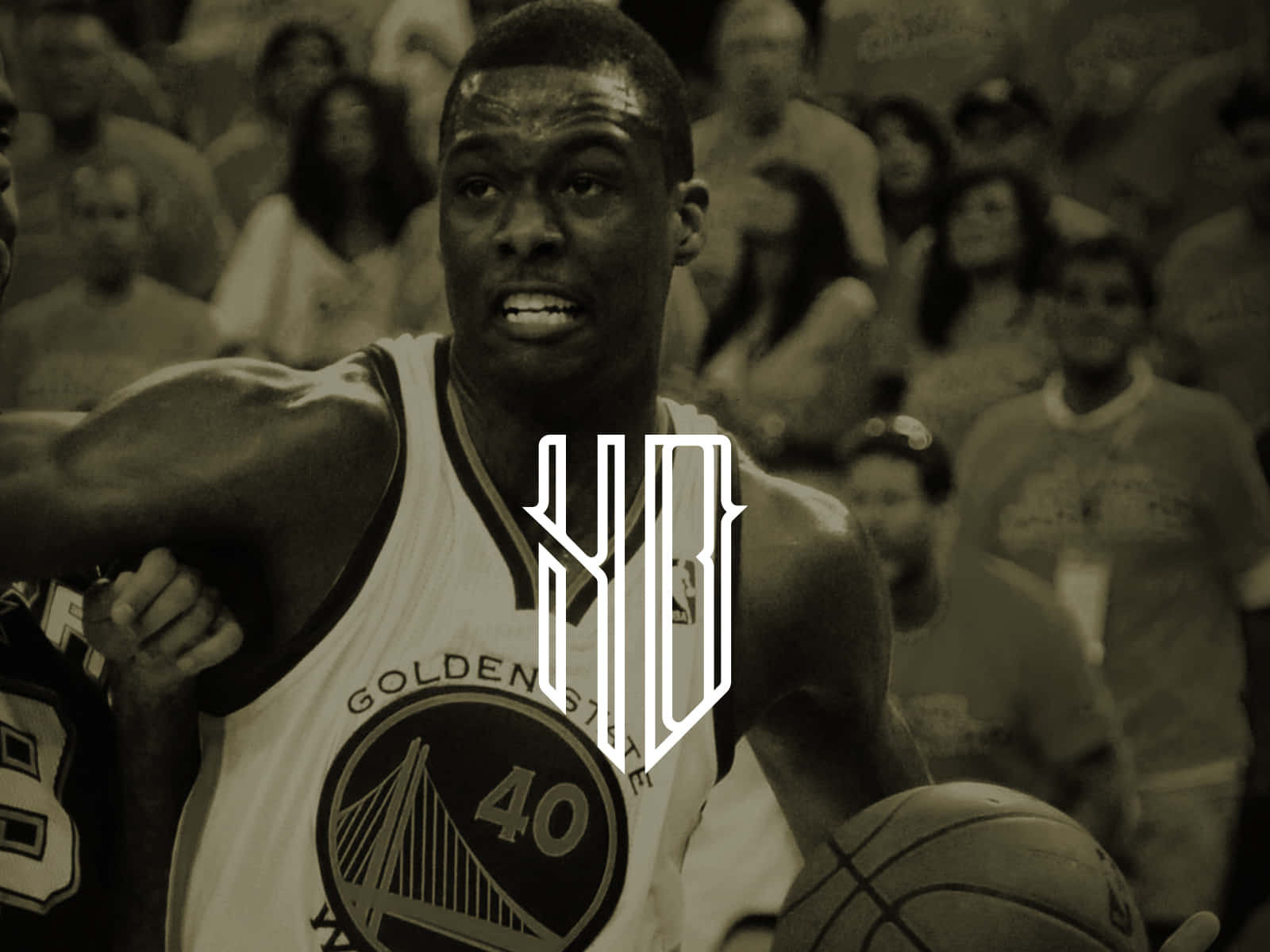 Harrison Barnes Initials Fanart Golden State Wallpaper