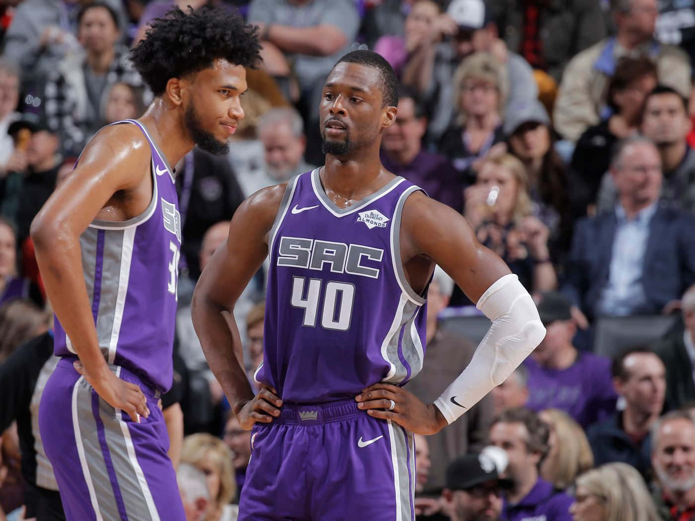 Harrison Barnes With Buddy Hield Wallpaper