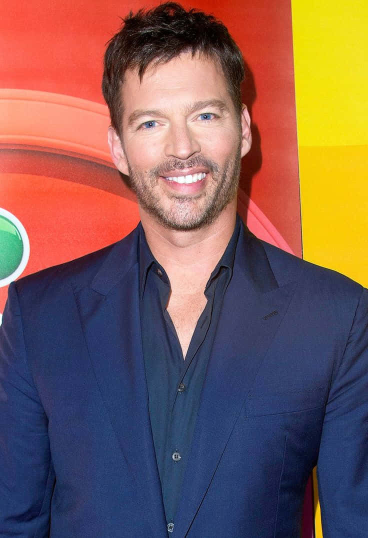 Harry Connick Jr. Smiling On Stage Wallpaper