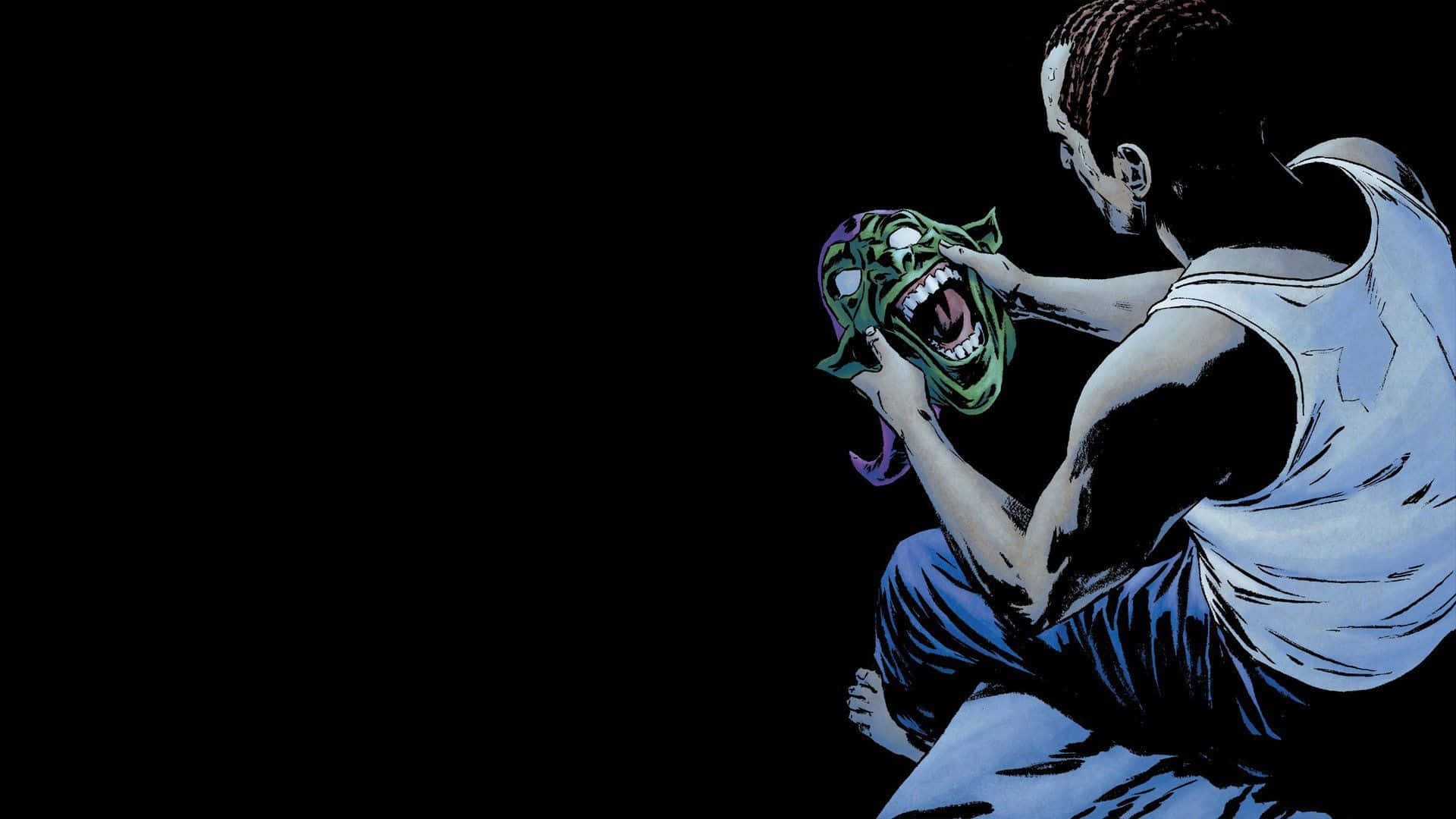 Harry Osborn In Action From The Comic Book Series Wallpaper