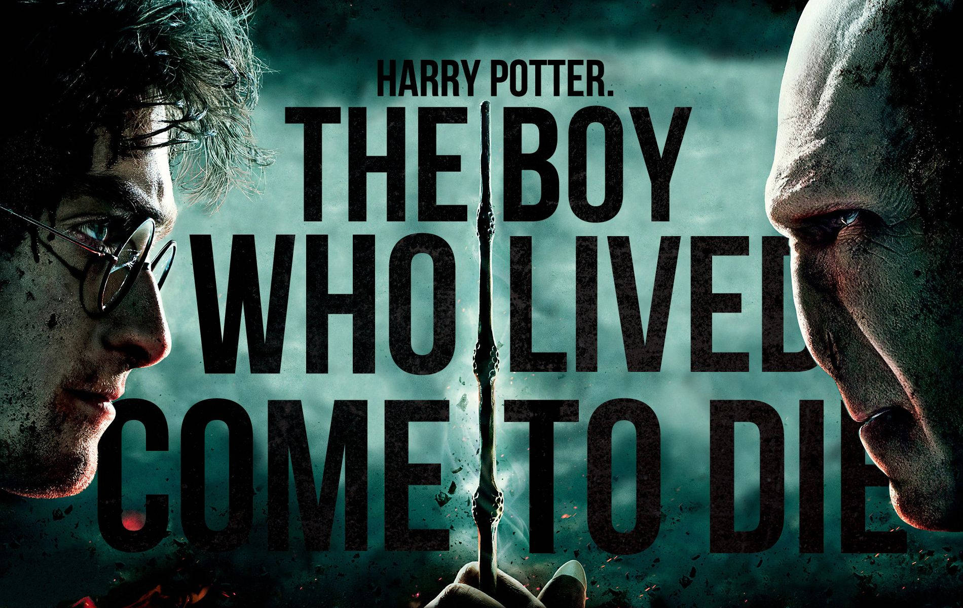 Harry Potter Vs. Voldemort Aesthetic Wallpaper